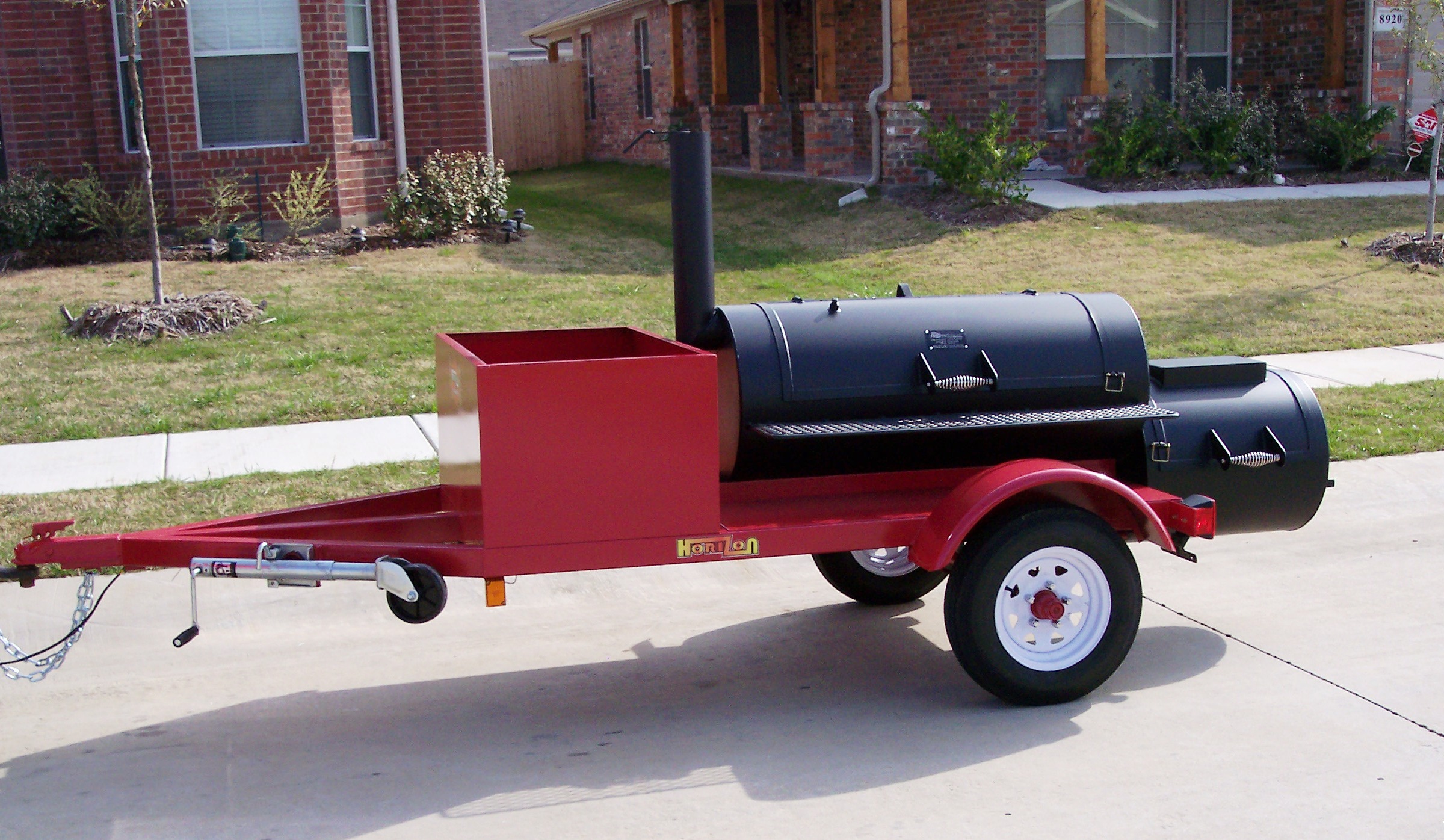  20" Trailer Smoker 